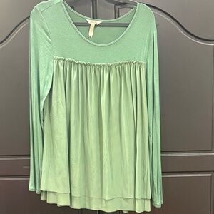 Matilda Jane Sage Green Long Sleeve Blouse